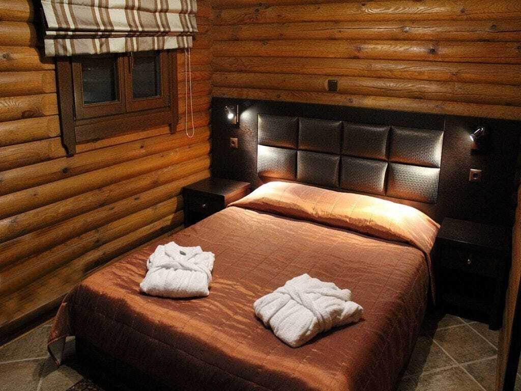Natura Chalets Mega Chorio Luaran gambar